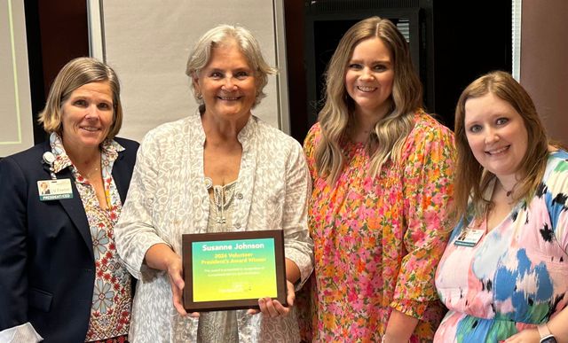 Susanne Johnson Receives 2024 Volunteer President's Award